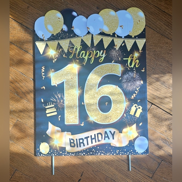Sweet 16 Birthday Decor - Picture 6 of 10